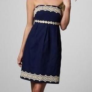 *NEW* Lilly Pulitzer Betsey Dress Navy Sz 10